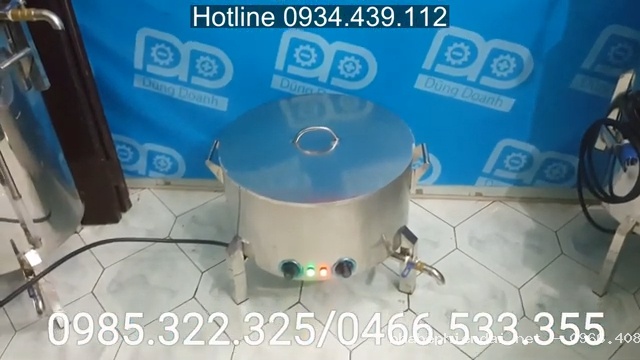 Chảo Chiên Điện Công Nghiệp Inox 2 Lớp 50 Lít