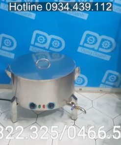 Chảo Chiên Điện Công Nghiệp Inox 2 Lớp 50 Lít