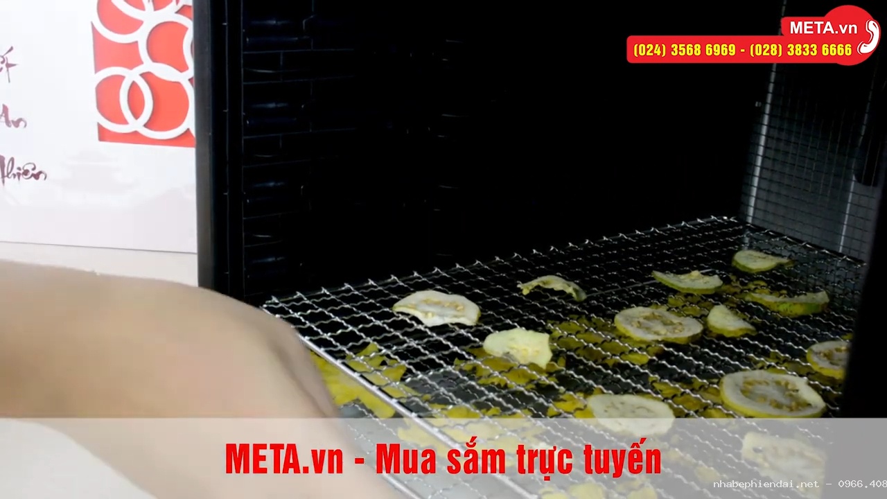 Cách làm mứt hoa quả sấy với máy sấy thực phẩm đa năng Biochef 6 khay