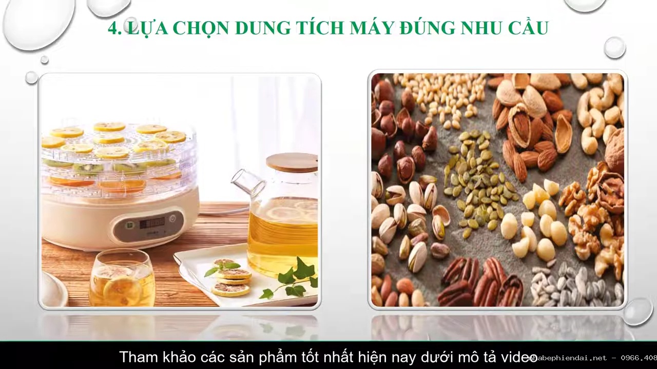 Kinh nghiệm mua máy sấy thực phẩm mini gia đình tốt nhất