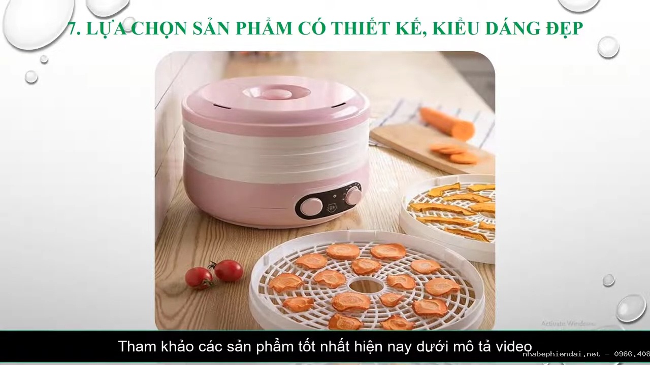 Kinh nghiệm mua máy sấy thực phẩm mini gia đình tốt nhất
