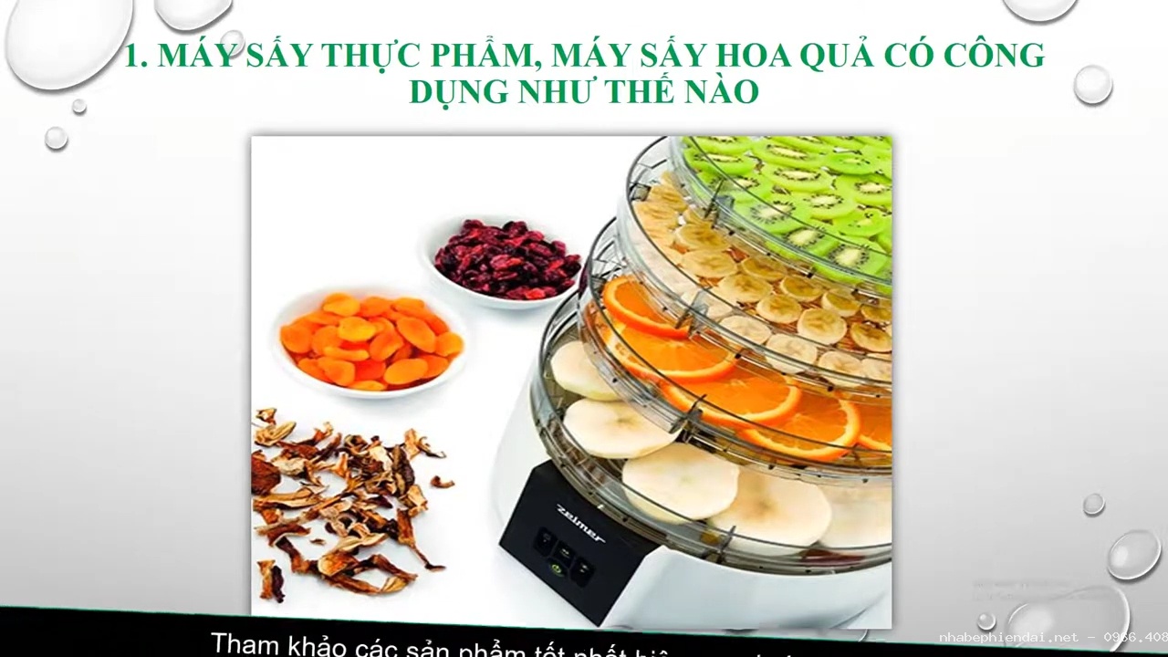 Kinh nghiệm mua máy sấy thực phẩm mini gia đình tốt nhất