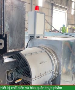 Máy sấy nông sản vĩ ngang đảo chiều gió lò đốt tự động