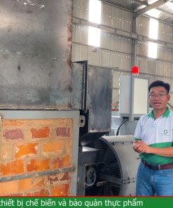 Máy sấy nông sản vĩ ngang đảo chiều gió lò đốt tự động - chi tiết máy 2