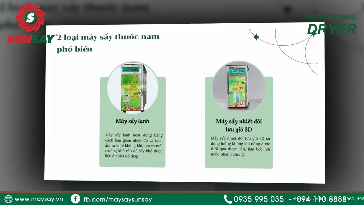 Máy Sấy Thuốc Nam SUNSAY