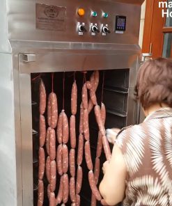 Máy sấy lạp xưởng 50kg – Giới thiệu máy sấy lạp sườn, xúc xích, thịt khô
