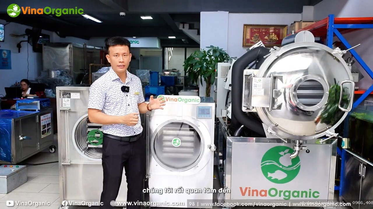 Hướng dẫn lựa chọn máy sấy thăng hoa làm sữa chua sấy, sầu riêng sấy, dâu tây phù hợp