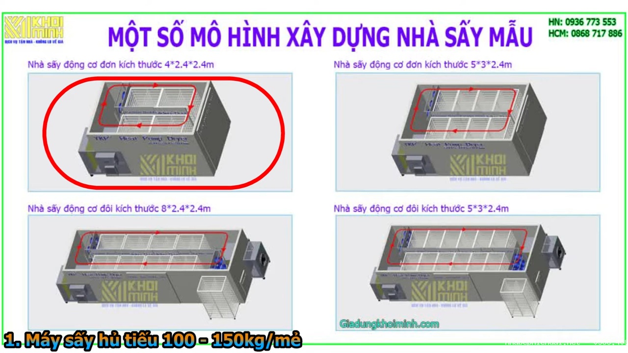 Máy Sấy Hủ Tiếu 100 – 500Kg