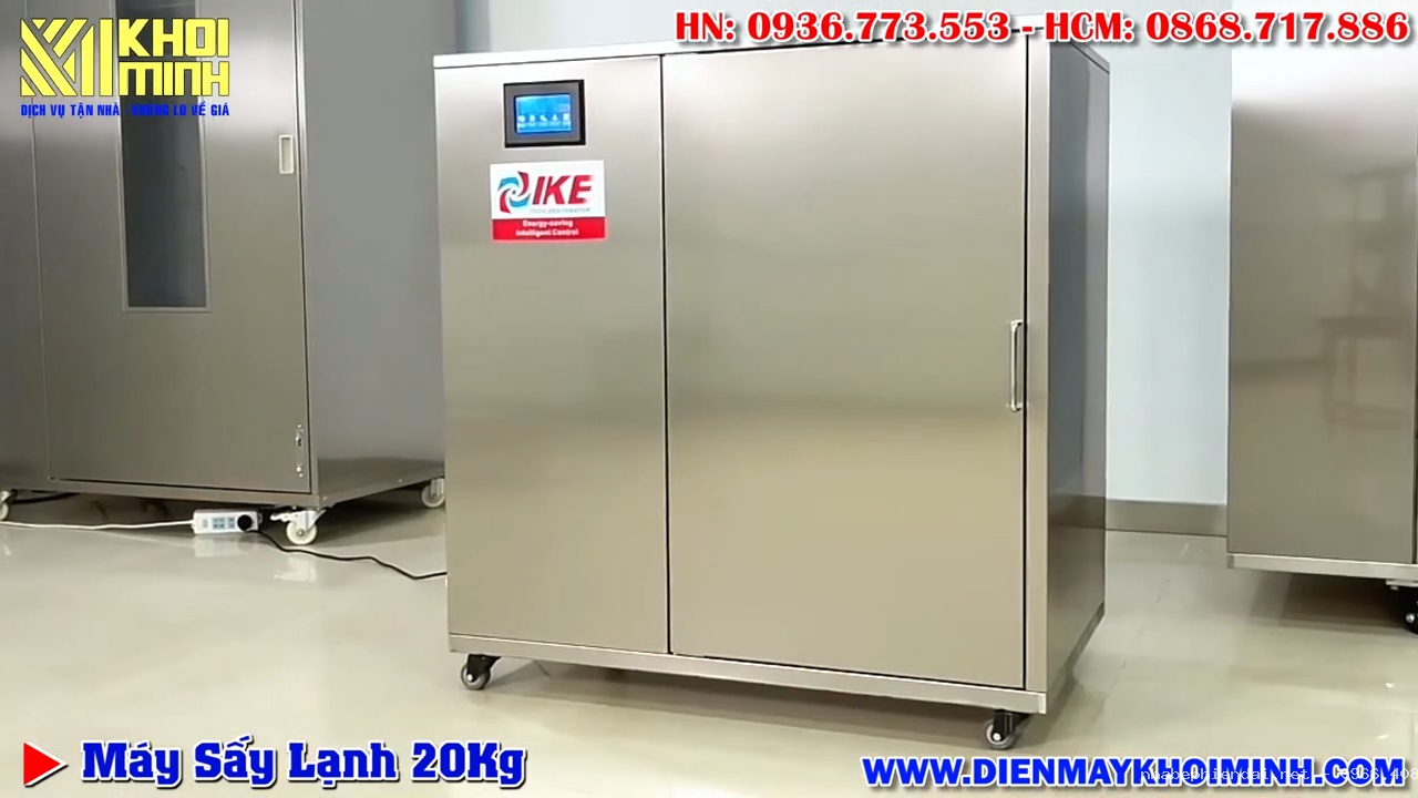 Kỹ thuật hướng dẫn sử dụng máy sấy lạnh 20kg Yamafuji SL-20 chi tiết