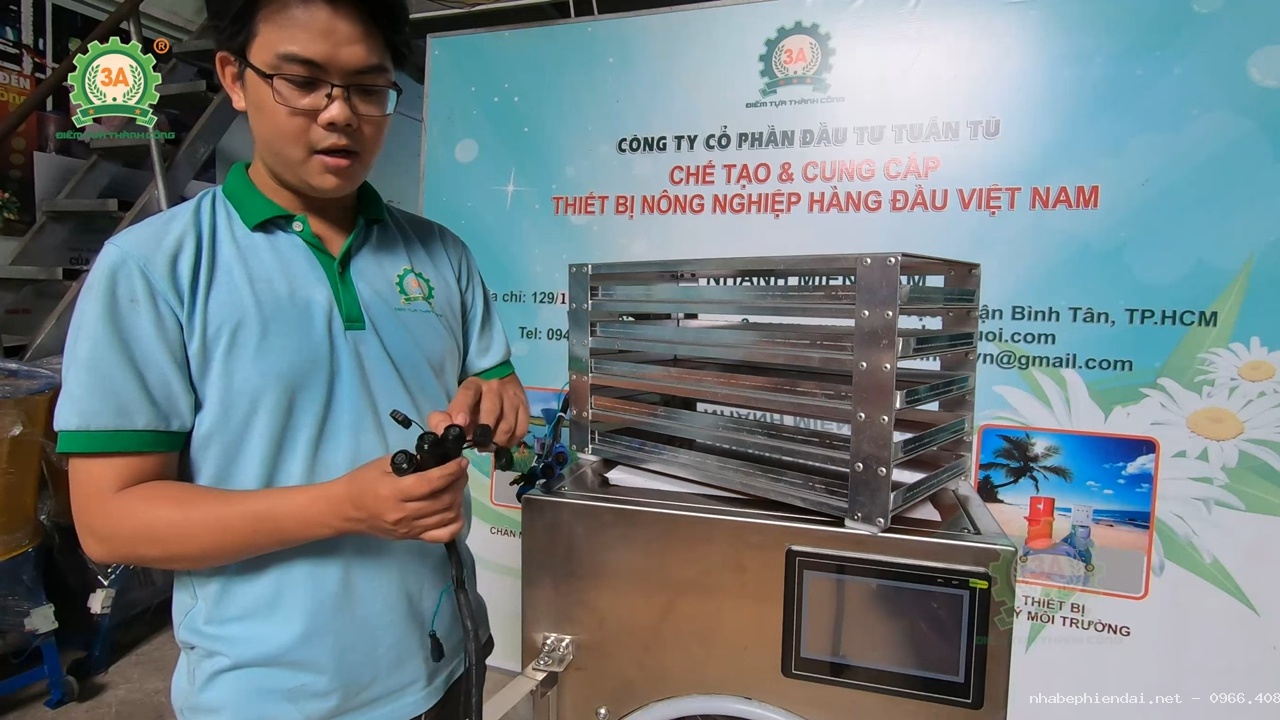 Máy sấy thăng hoa Đông Trùng Hạ Thảo 3A 5Kg