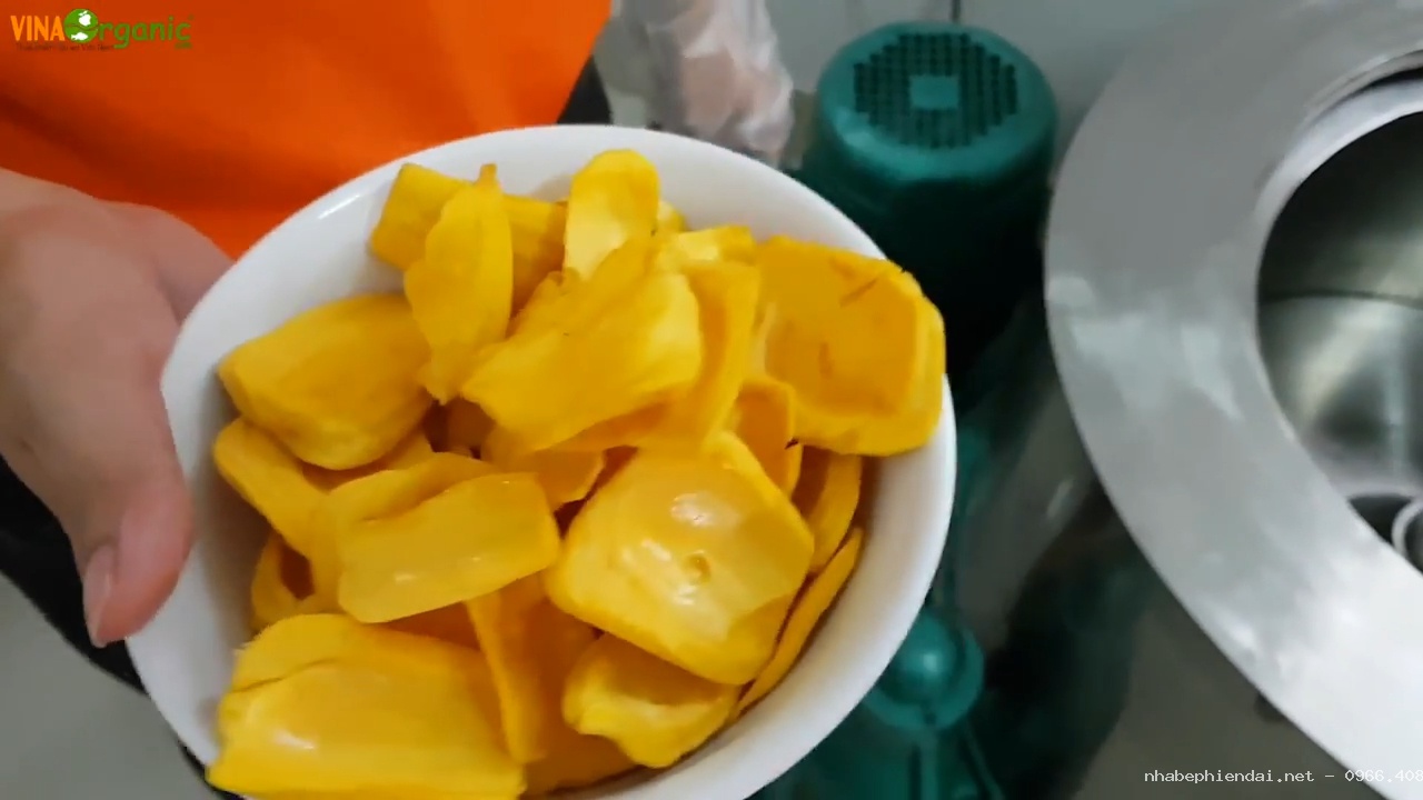 Quy trình sản xuất mít sấy giòn