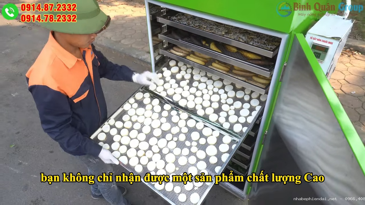 Máy sấy trái cây, thịt cá, rau củ đa năng