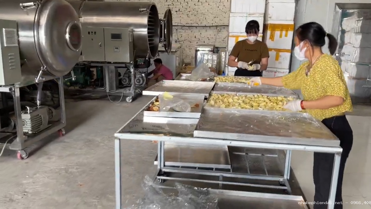 Xưởng sấy thăng hoa gia công nông sản lớn tại miền Bắc