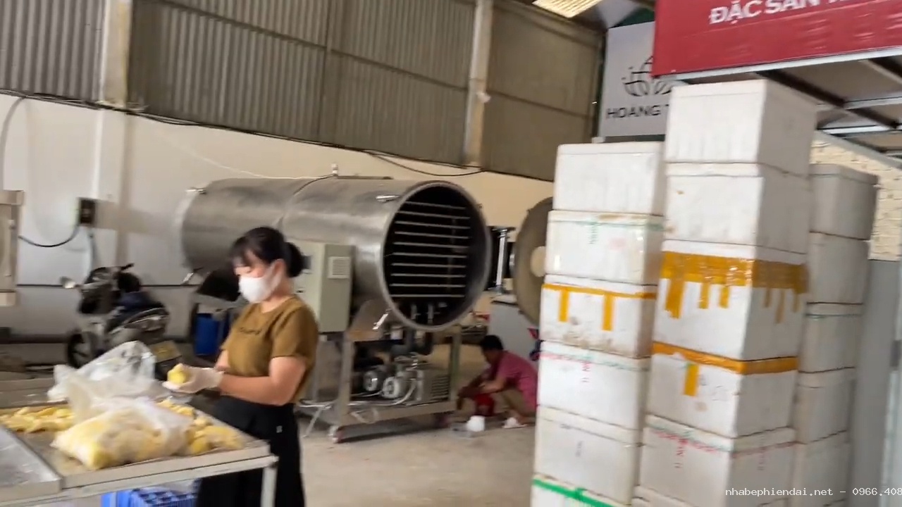 Xưởng sấy thăng hoa gia công nông sản lớn tại miền Bắc