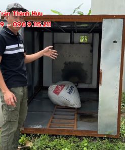 Lò sấy long nhãn chạy bằng nhớt thải - chi tiết máy 2
