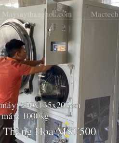Máy Sấy Thăng Hoa Công Nghiệp 50kg Sấy Trái Cây, Rau Củ, Dược Liệu Quy Mô Lớn