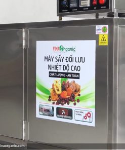 Máy sấy vỏ panel sấy cơm 20 khay inox 304 khay 1m x 1m