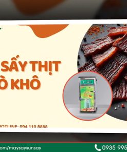 Máy sấy thịt bò khô sấy thịt bò, thịt heo, cá khô và trái cây
