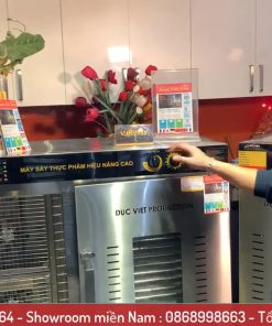 Máy sấy thực phẩm Đức Việt 60 khay STP800I60K công suất lớn cho sản xuất