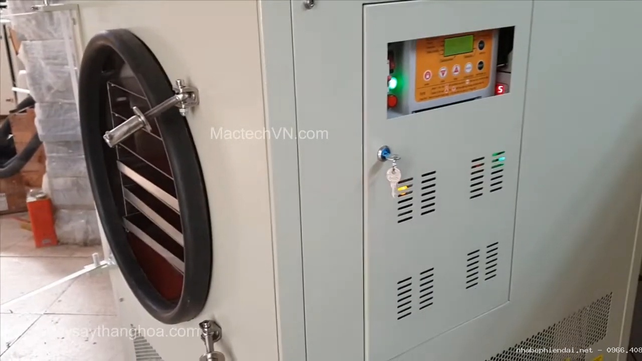 Máy sấy thăng hoa 5kg thế hệ mới công nghệ sấy hiện đại