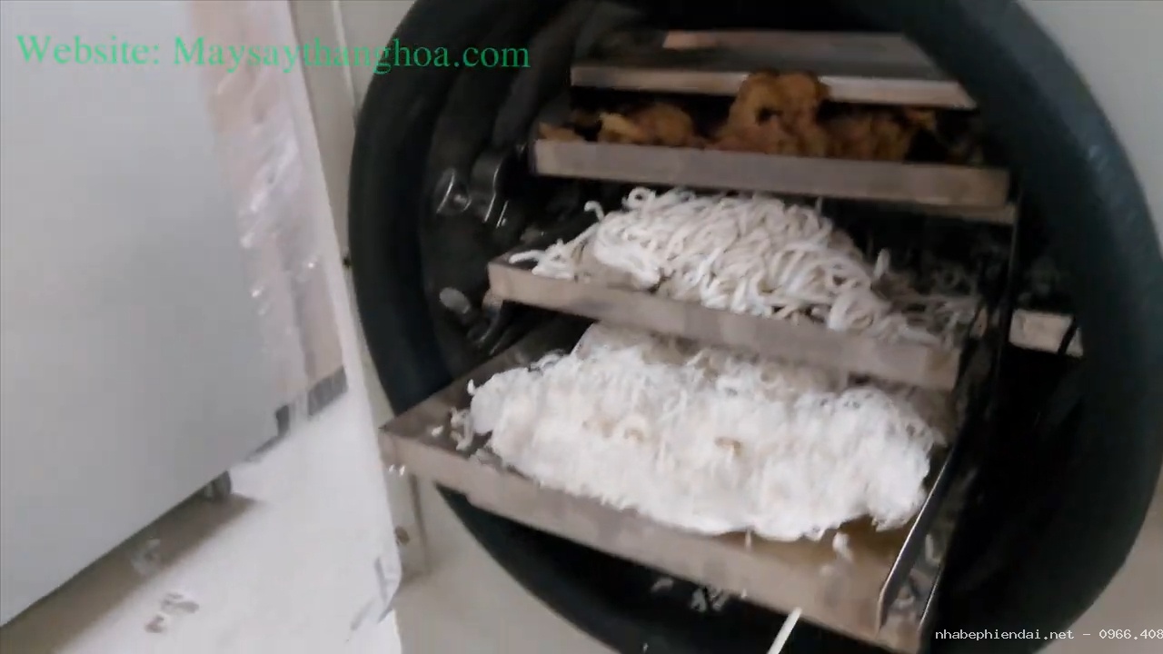 Máy sấy thăng hoa mini 3kg – sấy khô bún bò, thịt bò khô, hoa quả giòn
