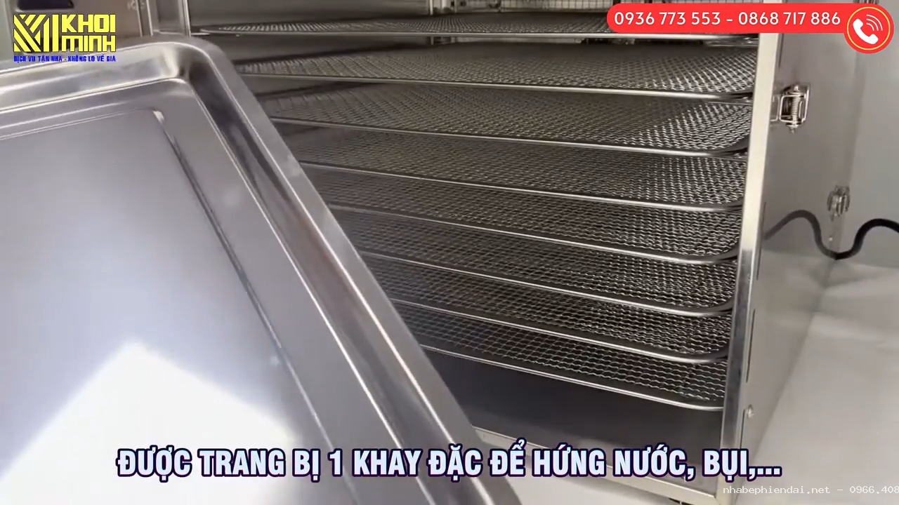 Máy sấy thực phẩm gia đình mini 10 khay inox 304 cao cấp không gỉ