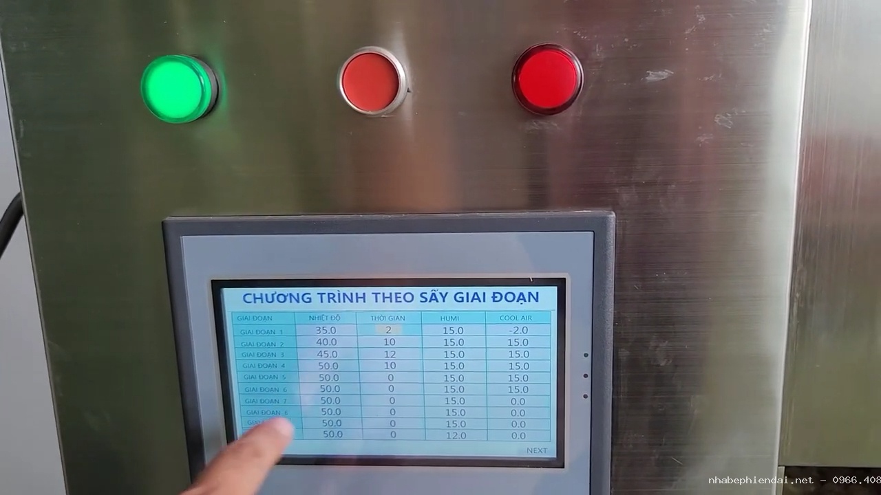 Máy sấy thực phẩm 50kg – 10 khay công nghiệp sấy khô đa năng