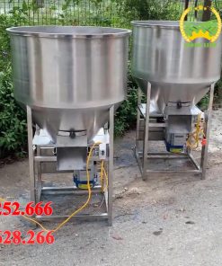 Máy trộn cám chăn nuôi trục đứng 100kg – trộn ngô, cám gạo, cám công nghiệp cho gia súc gia cầm
