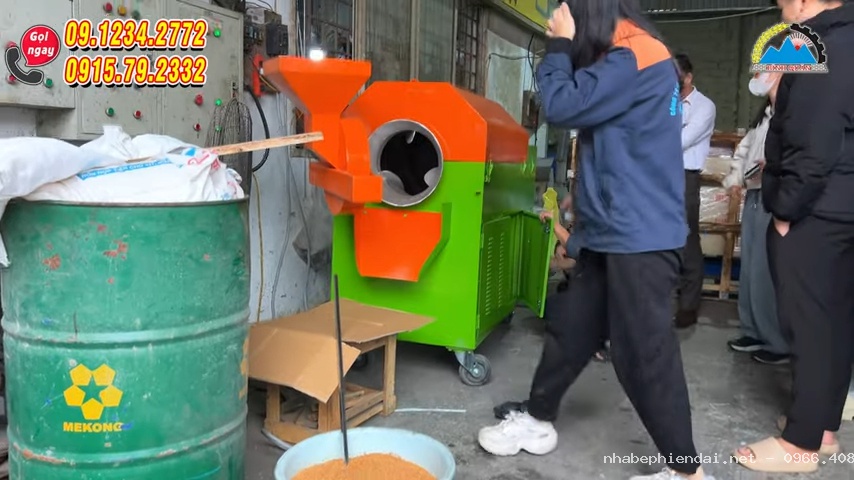 Máy rang hạt VD-30 vừa xuất xưởng có tốt như giới thiệu