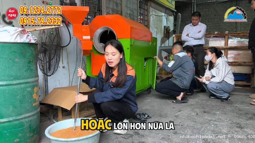 Máy rang hạt VD-30 vừa xuất xưởng có tốt như giới thiệu