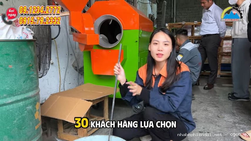 Máy rang hạt VD-30 vừa xuất xưởng có tốt như giới thiệu