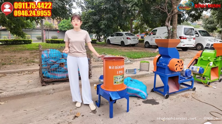 Máy Xay Xơ Dừa 1 Pha VMX500 Phiên Bản Cải Tiến Mới Nhất