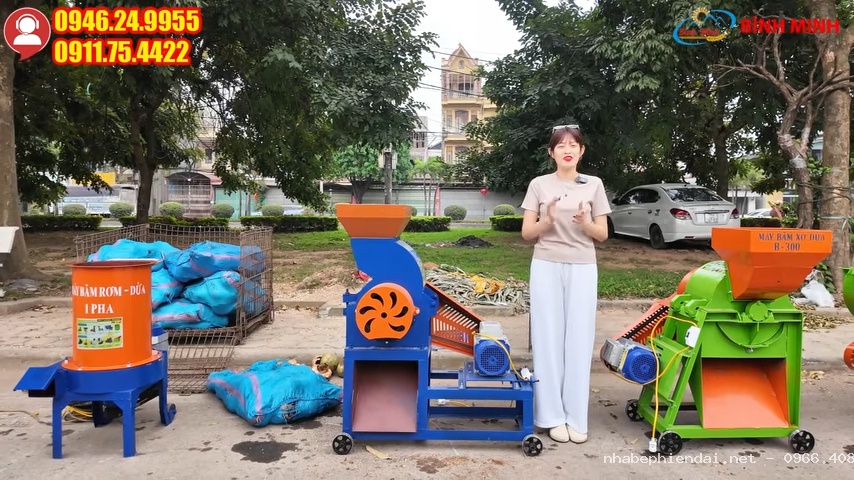 Máy Xay Xơ Dừa Công Suất Lớn Nhỏ Kinh Doanh Tốt Nhất