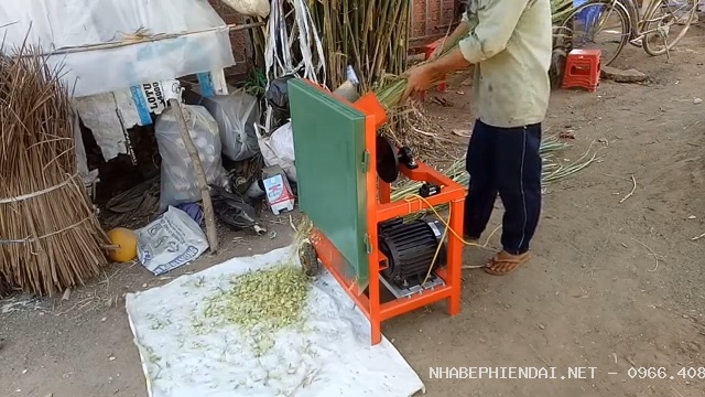 Kích thước và kinh nghiệm làm máy băm cỏ, chuối, rau, lục bình hiệu quả
