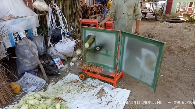 Kích thước và kinh nghiệm làm máy băm cỏ, chuối, rau, lục bình hiệu quả
