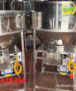 Máy Trộn Cám Trục Đứng Inox Mới Nhất