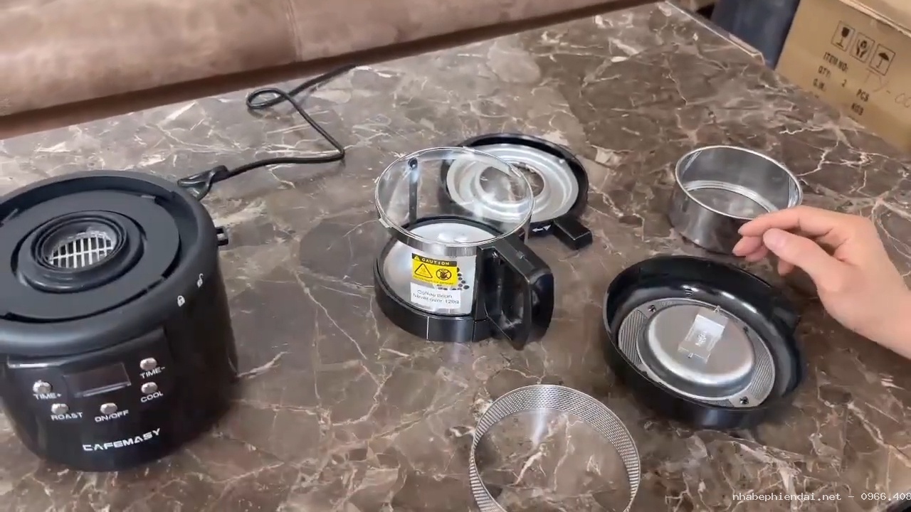 Máy rang hạt cà phê Cafemasy CCR 305D
