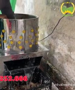Máy Vặt Lông Gà Vịt Inox Siêu Sạch Đường Kính 60