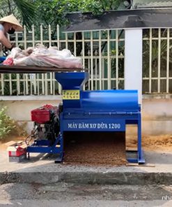 Máy băm xơ dừa B1200 cải tiến chi tiết mới nâng cao hiệu quả vận hành