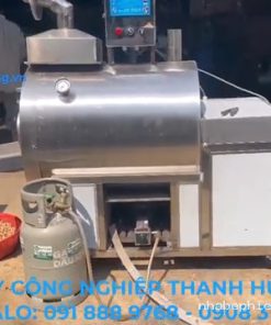 Máy rang hạt công nghiệp sử dụng điện, gas và than củi