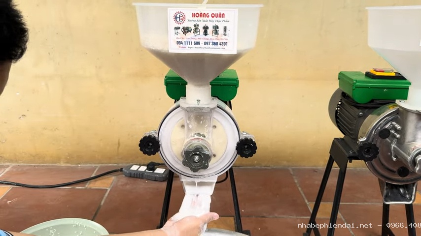 Đầu Nghiền Bột Nước Công Nghiệp Làm Bánh Cuốn, Bánh Tráng