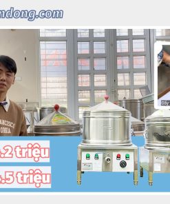 Bộ nồi tráng bánh cuốn truyền thống bằng điện