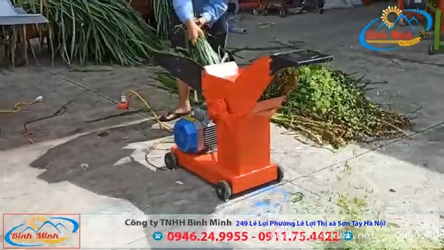 Máy Băm Cỏ Voi 6TA Giá Rẻ Băm Cỏ Cho Bò Cá Vật Nuôi