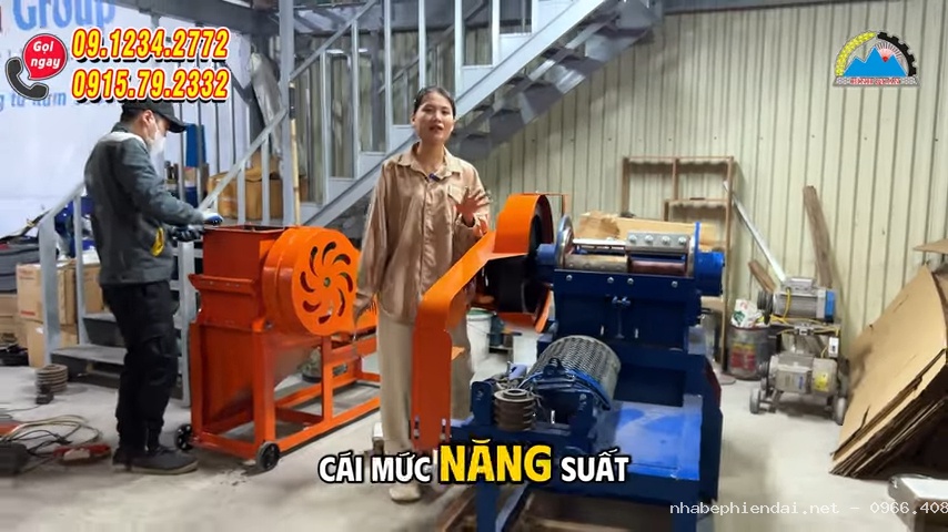 Máy băm xơ dừa 10 dao có giá bao nhiêu