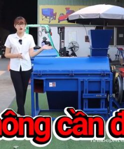 Máy băm xơ dừa sử dụng đầu nổ D30 - chi tiết máy 2