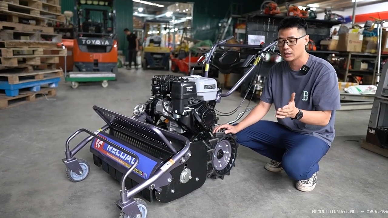 Máy cắt cỏ trục băm RELOAD 9HP động cơ xăng ZonSen