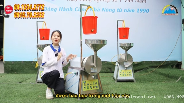 Máy xay nghiền bột nước inox 250 thế hệ mới