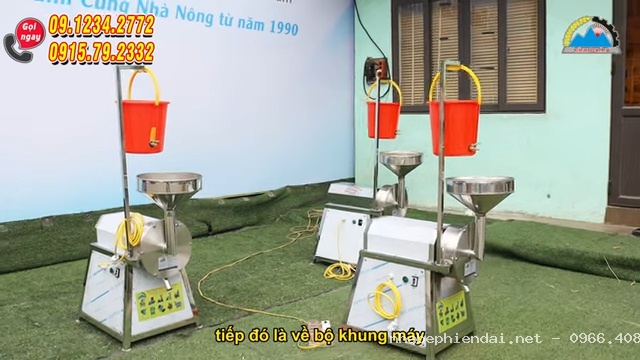 Máy xay nghiền bột nước inox 250 thế hệ mới