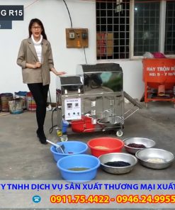 Máy rang hạt lạc, hạt điều, hạt dẻ G15