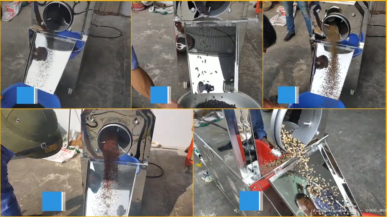 Máy rang hạt lạc, hạt điều, hạt dẻ G15